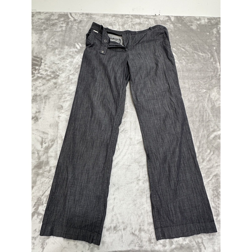 Calvin Klein Dress Pants Mens 32x30 Gray Straight Relaxed Fit Straight Leg EUC
